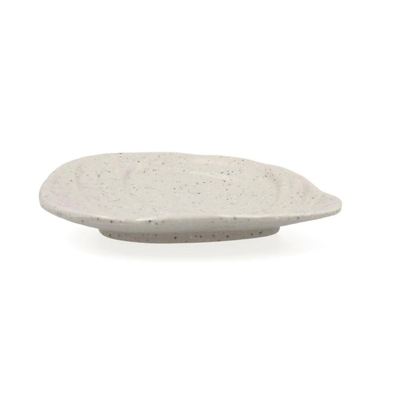 Plato Llano Bidasoa Ikonic Gris Plástico Melamina 16 x 12,7 x 2,3 cm (12 Unidades) (Pack 12x)