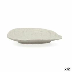 Plato Llano Bidasoa Ikonic Gris Plástico Melamina 16 x 12,7 x 2,3 cm (12 Unidades) (Pack 12x)