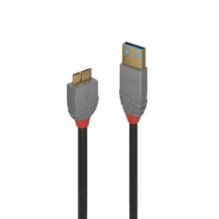 Cable USB LINDY 36768 Negro 3 m