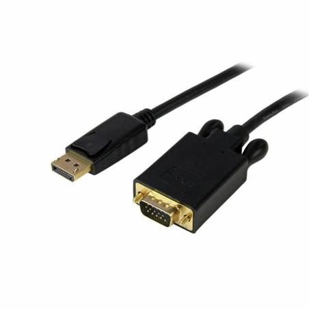 Adaptador DisplayPort a VGA Startech DP2VGAMM10B 3 m Negro