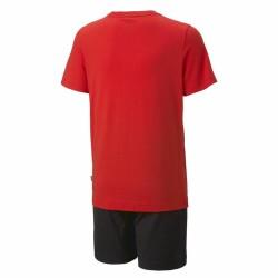 Conjunto Deportivo para Niños Puma Set For All Time  Rojo