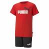 Conjunto Deportivo para Niños Puma Set For All Time  Rojo