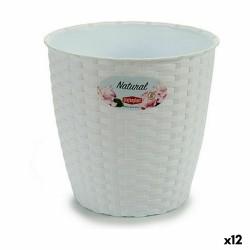 Macetero Stefanplast Blanco Plástico 19 x 17,5 x 19 cm (12 Unidades)