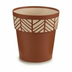 Maceta Autorriego Stefanplast Orfeo Terracota Plástico 19 x 19 x 19 cm (12 Unidades)