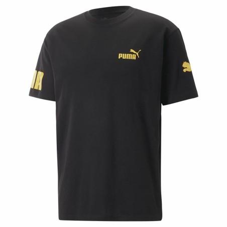 Camiseta de Manga Corta Hombre Puma Power Summer Negro Unisex