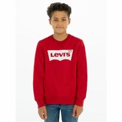 Sudadera sin Capucha Niño Levi's Batwing Crewneck  Rojo