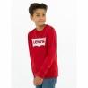 Sudadera sin Capucha Niño Levi's Batwing Crewneck  Rojo