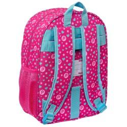 Mochila Escolar Pinypon Azul Rosa 26 x 34 x 11 cm