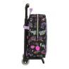 Mochila Escolar con Ruedas Monster High Creep Negro 22 x 27 x 10 cm