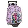 Mochila Escolar con Ruedas Monster High Best boos Lila 28 x 34 x 10 cm