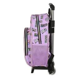 Mochila Escolar con Ruedas Monster High Best boos Lila 28 x 34 x 10 cm