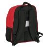 Mochila Escolar Sevilla Fútbol Club Negro Rojo 28 x 34 x 10 cm