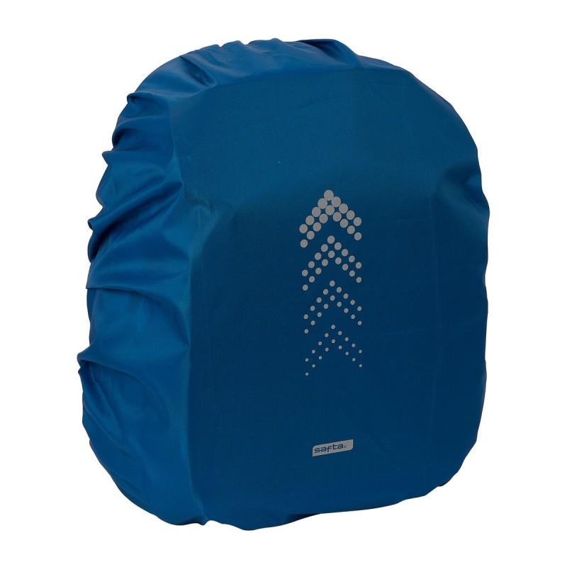 Funda para Mochila Safta Impermeable Pequeña Azul marino