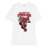 Camiseta de Manga Corta Infantil Spider-Man Blanco