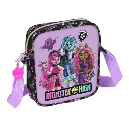 Bolso Bandolera Monster High Creep Negro 16 x 18 x 4 cm