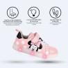 Zapatillas Deportivas con LED Minnie Mouse Velcro Rosa