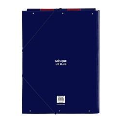 Carpeta F.C. Barcelona Rojo Azul marino A4