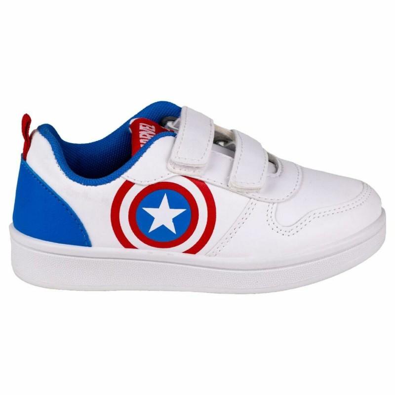 Zapatillas Deportivas Infantiles The Avengers Velcro Blanco