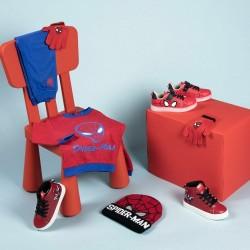 Zapatillas Deportivas con LED Spider-Man Velcro Rojo