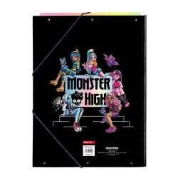 Carpeta Monster High Creep Negro A4