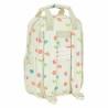 Mochila Infantil Safta Cabecitas Crema 20 x 28 x 8 cm