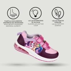 Zapatillas Deportivas con LED My Little Pony Velcro Rosa