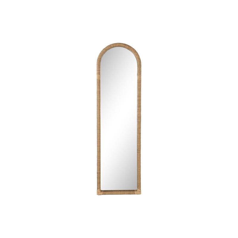 Espejo de pared Home ESPRIT Natural Cristal Scandi 48,5 x 4,5 x 170 cm