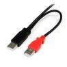 Cable USB 2.0 A a Micro USB B Startech USB2HAUBY3 Negro