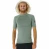 Camiseta de Baño Rip Curl  Dawn Patrol Perf Gris Hombre