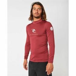 Camiseta de Baño Rip Curl  Corps Rojo Marrón Hombre