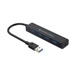 Hub USB Conceptronic C4PUSB3 Negro