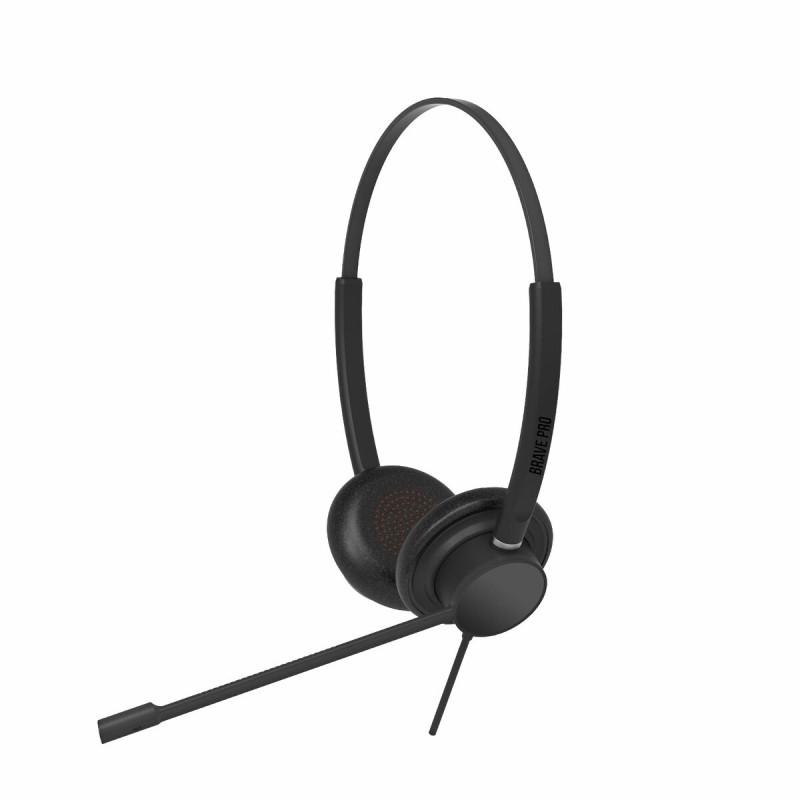 Auriculares con Micrófono SPC 4725A BRAVE PRO Negro