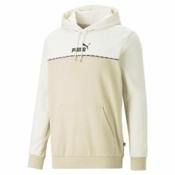 Sudadera con Capucha Hombre Puma Block X Tape  Beige