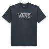 Camiseta de Manga Corta Vans Checkered  Azul Hombre