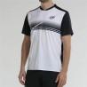 Camiseta de Manga Corta Hombre Bullpadel Adame  Blanco