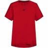 Camiseta de Manga Corta Hombre 4F Quick-Drying Rojo