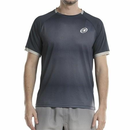 Camiseta de Manga Corta Hombre Bullpadel Actua  Gris