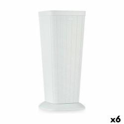 Paragüero Stefanplast Elegance Blanco Plástico 25 x 57 x 25 cm (6 Unidades)