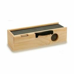 Caja con Tapa Cortafiambres Madera 9,5 x 8 x 30 cm (12 Unidades)