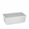 Caja de Almacenaje con Tapa Stefanplast Elegance Blanco Plástico 5 L 19,5 x 11,5 x 33 cm (12 Unidades)