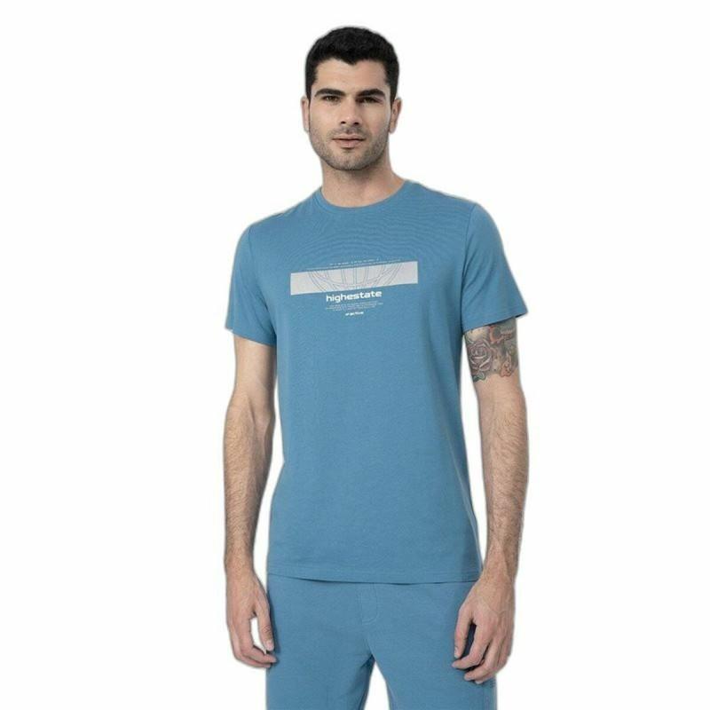 Camiseta de Manga Corta Hombre 4F M304 Azul Añil