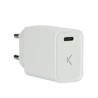 Cargador USB KSIX Blanco