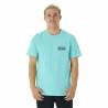 Camiseta Rip Curl Slasher Aguamarina Hombre