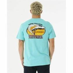 Camiseta Rip Curl Slasher Aguamarina Hombre