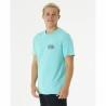 Camiseta Rip Curl Slasher Aguamarina Hombre