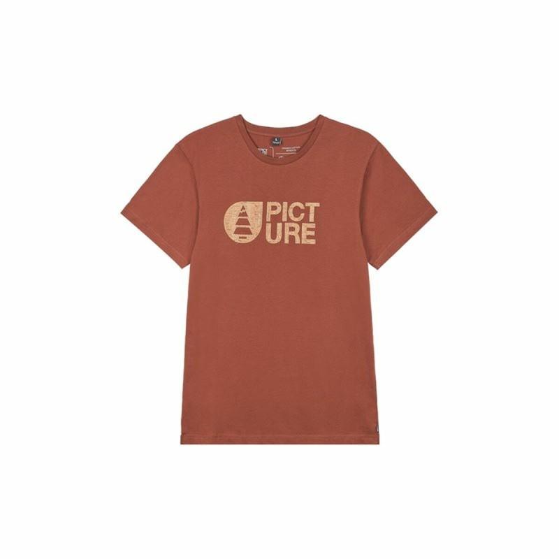 Camiseta Picture Basement Cork Rojo Oscuro Hombre