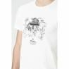 Camiseta Picture  DS Surf Cabin Natural Blanco Hombre