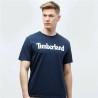 Camiseta Timberland Kennebec Linear Azul marino Hombre