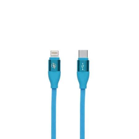 Cable de Datos/Carga con USB Contact LIGHTING Tipo C Azul (1,5 m)