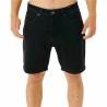 Pantalón Corto Deportivo Rip Curl Denim Walkshort Negro